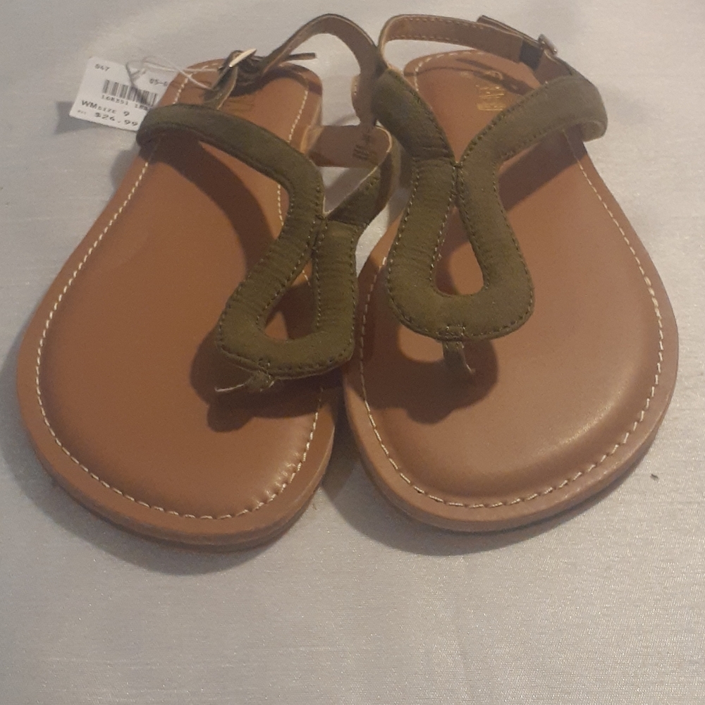 Thong sandal Green Size 9
